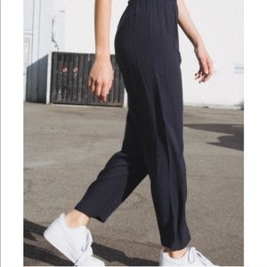 Brandy Melville Loose Navy Pants